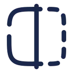 Mirror Left SVG Icon